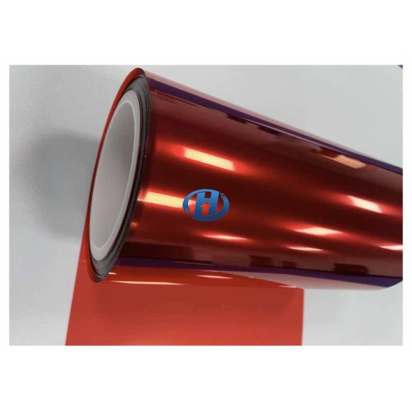 20 μm PET Non-Silicone Release Film Red Polyethylene Terephthalate As a waste discharge film used in 3C industries
