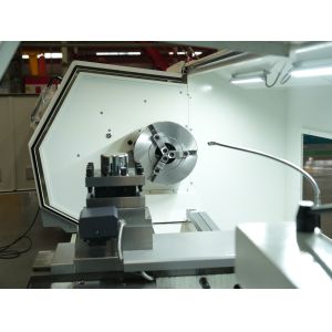 SMTCL Large CNC Lathe CAK63200 Spindle Bore 104mm Heavy Duty Metal Horizontal