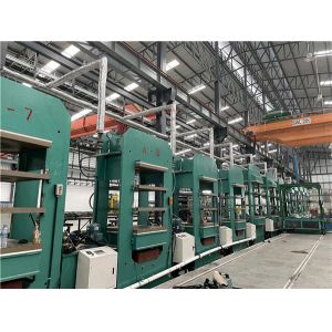 Frame Type Rubber Vulcanizing Press Machine PLC Plate Vulcanizing Press