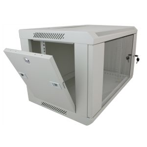 450 / 600mm Depth Server Wall Mount Data Rack With Removable Side Panel