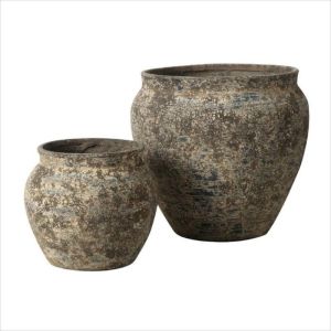 Stylish Cement GRC Planter Pots Frost Proof With Drainage Holes