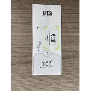 Sanitary Napkin Plastic Bag Making Equipment 120BPM With Labeling Device