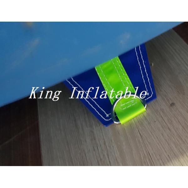 Commercial Blue City Big Inflatable Slip N Slide With Single Lane 50m Long Durable
