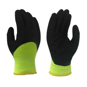 China 7 Gauge Hi-viz Acrylic Winter Work Gloves on sale