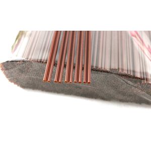 Brown Color Stirring Hot Beverage Straws PP Material Two Holes Design