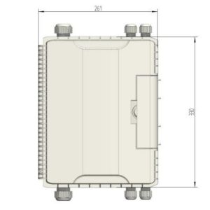 FTTX 16 24 core PC ABS FTTH GF-KSW-24A fiber optical distribution box with IP55