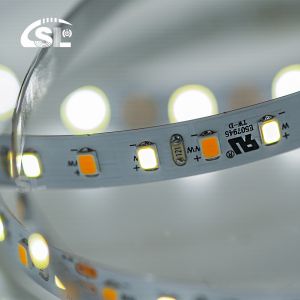 Cheap 240leds 8mm 12V 24V UL Listed Dual Color COB SMD2835 LED Strip Light for Commercial Lighting for sale