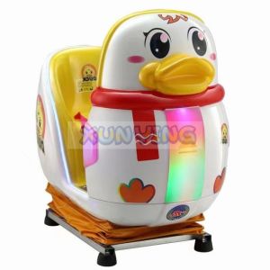 Mesin Coin Operated Kiddie Ride Little Duck Swing Machine 30KG