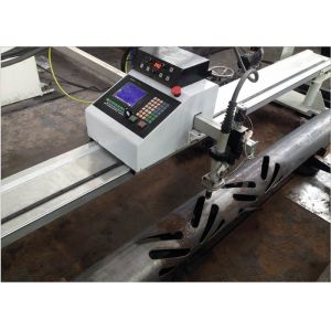 Lamp Door Laser Tube Cutting Machine , 50 Hz Custom Color CNC Pipe Cutter