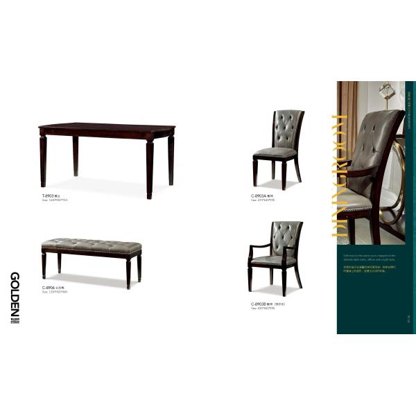 Luxury villa house furniture of Living room leather sofa set made by Maple wood structure with coffee table