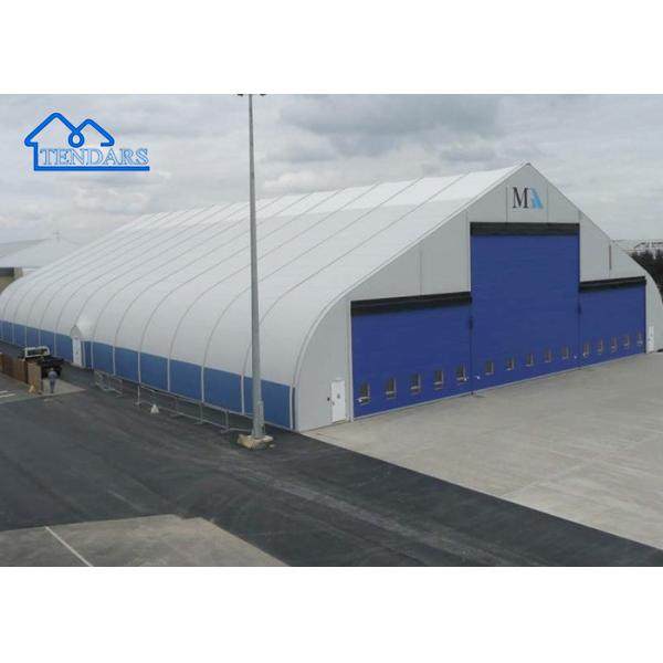 Industrial PVC Cover Outdoor Curve Tents Aluminum Frame Strong Structure For Storage Wedding Party