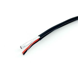 8 Figure PE Outdoor Bulk CCTV Cable FTP CAT5E 2 Pairs CU+2C Power 0.75mm2 For IP