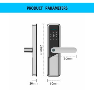 6V Wireless Door Lock Intelligent Wifi Deadbolt Door Lock For Home
