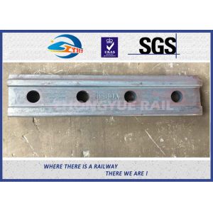China BS80A ASTM and DIN Railroad Joint Bars Railway Fish Plate With 4 Hole , 6 Hole on sale