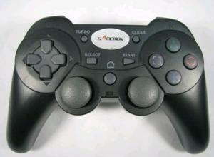 Cheap Dual Analog Gamepad Wireless USB Game Controller Gamemon Directinput / Xinput 2.4G 3 for sale