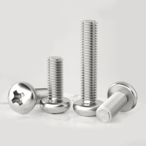 Carbon Steel Pan Head Screw M3 - M12 Self Tapping Round Head Screws