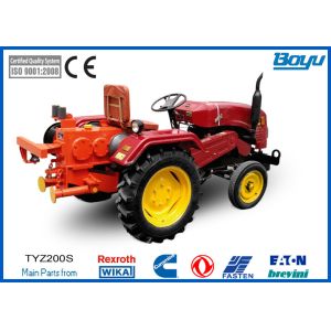 China 252 / 320mm Bull Wheel Tractor pulling machine 41 kN With 6 Groove Max steel rope 13mm on sale
