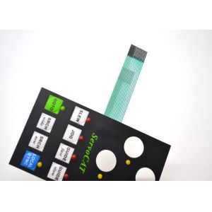 Flexible Multi Keys LED Membrane Switch With Glossy And Tactile Surface