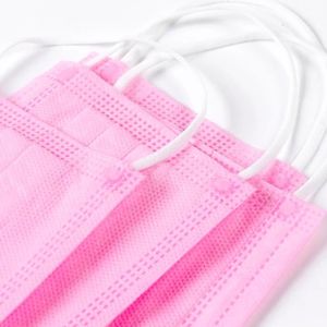 Colorful Disposable Non Woven Face Mask Effectively Filter Solid Particle Dust