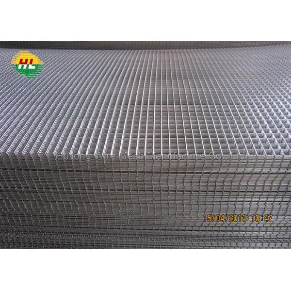 Quality Square 50mm Galvanised Weld Mesh Fence Panels , 12 Gauge Welded Wire Fence Panels wholesale