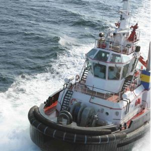 Marine Cylindrical Rubber Tug Boat Fenders Bumpers With ABS Cert