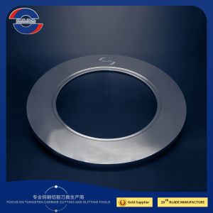China HRa88 Metal Slitting Tungsten Carbide Blades OD270 YG10 YG12 on sale