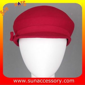 9140784 Sun Accessory customized winner fashion 100% wool felt Ivy hats, women