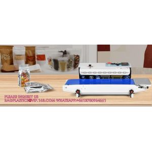 Horizontal Continuous Band Sealer, Automatic Bag Heat Sealer W/Printing Wheels,
