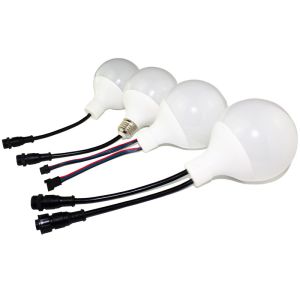 Stage Club Lights 80mm DMX RGB Led Bulbs String 24VDC RGB5050