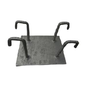 Anodized Aluminum Rectangular Curtain Wall Embedment Plate With Exceptional Load