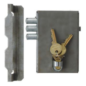 Cheap Long-lasting Performance Mortise Key Lock with Deadlatch Type and SN Finish for sale