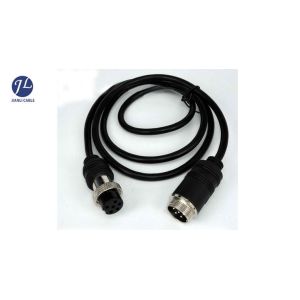 IP67 4 Pin Backup Camera Cable For Vehicle Monitoring System
