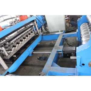Hydraulic Control System Steel Silo Corrugated Roll Forming Machine For Sidewall