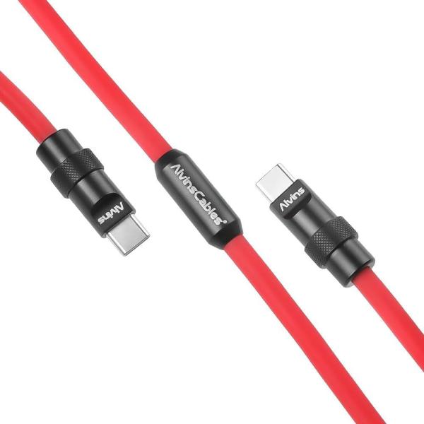 Alvin's Custom Laser-Engraved USB-C Cable - PD Fast Charge & Data Transfer 3.3ft