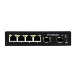 China 10g Ethernet Switch Unmanaged 4 Port 2.5G Ethernet Switch With 10G SFP+ Ports on sale