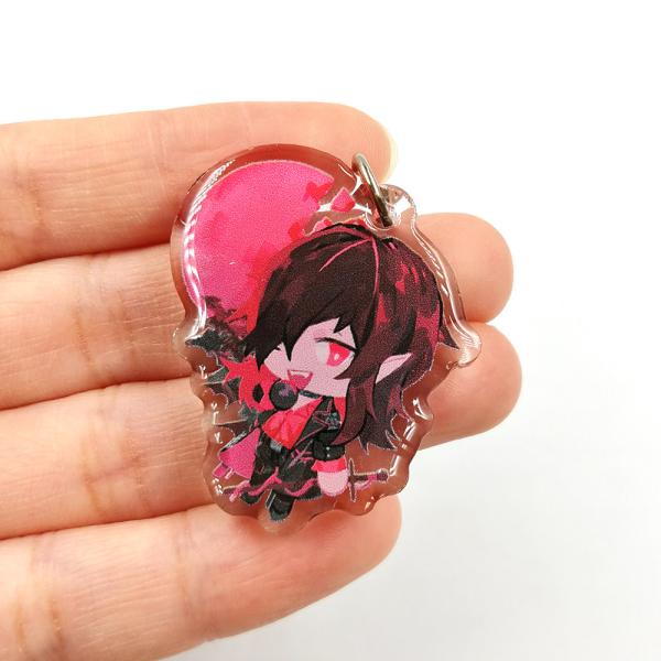 Quality OEM ODM Phone Charm Anime Design With Double Glitter Epoxy Resin wholesale