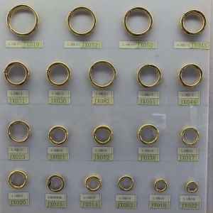 China Zinc Alloy Bag Making Accessories O Circle Ring 10mm 15mm 25mm on sale