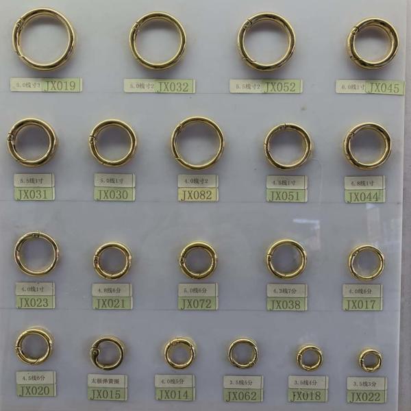 Quality Zinc Alloy Bag Making Accessories O Circle Ring 10mm 15mm 25mm wholesale