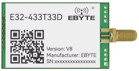 China Ebyte ODM E32-433T33D long-distance lora spread spectrum 433nhz UART wireless serial port lora module on sale