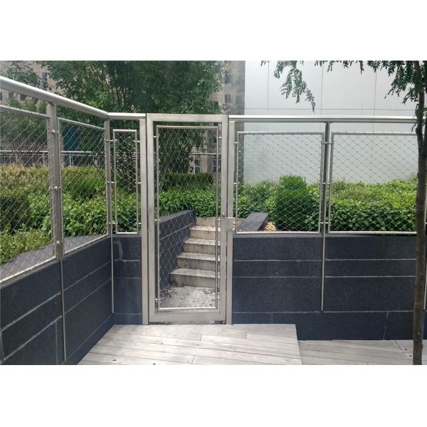 Quality Stainless Steel Wire Rope Ferrule Mesh Guardrail Protection Net Of Elevated Walkway wholesale