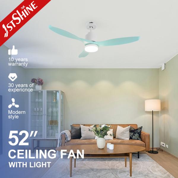 Quality 52 " Low Energy Saving Silent Ceiling Fan With Remote ABS Plastic Blades wholesale