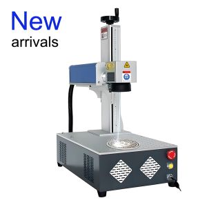 Portable 20W-100W UV Fiber CO2 Laser Marking Machine Gantry Type with Support