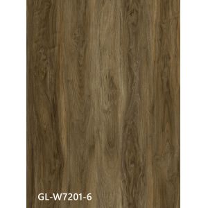 5mm 0.3mmWL Modern Elastic Luxury Click SPC Flooring Walnuts Plastic Composite