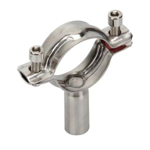 WZ Sanitary SS 304 316 Single Pin Clamp Tri Clamp Fittings Pipe Hanger Pipe