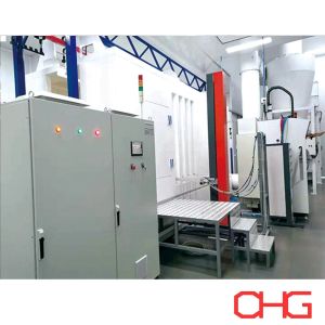 Customizable Automatic Electrostatic Powder Coating Line with Overhead Conveyor