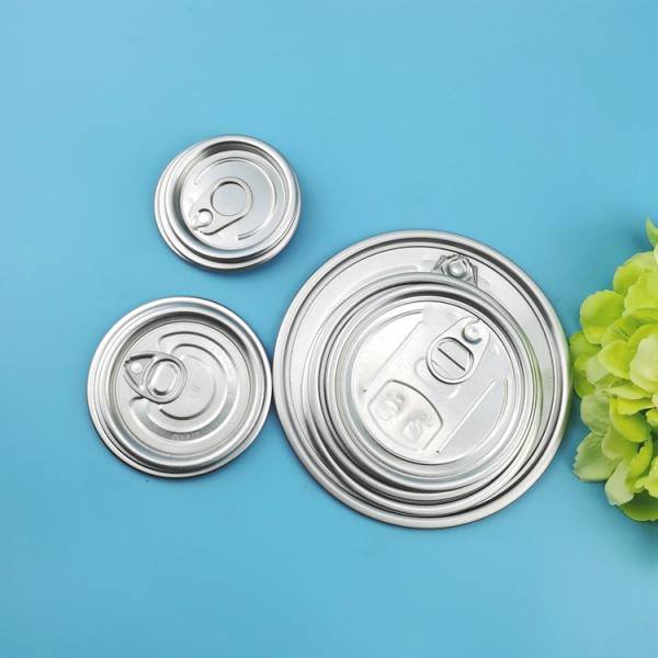 65mm 83mm 99mm Aluminum Easy Open Can Lids Ring Pull
