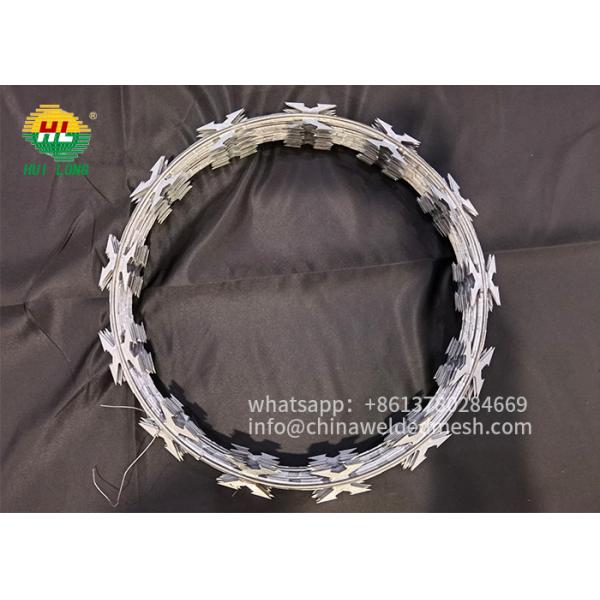 Quality Easy Installation Razor Barbed Wire/Hot Dipped Galvanized Razor Wire CBT-60 wholesale