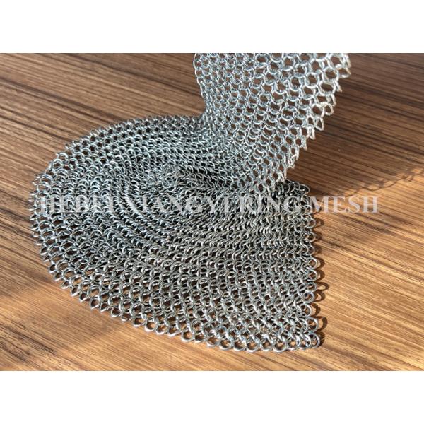 Stainless Steel Architectural Wire Ringmesh Chainmail For Decoration Curtain