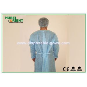 18g/M2 Polypropylene Disposable Isolation Gowns With Elastic Wrist