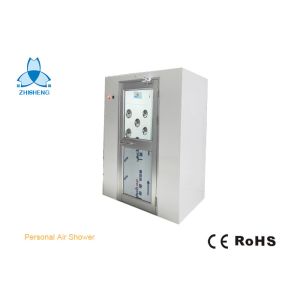 Single Person Cleanroom Air Shower For Class 100 Clean Room High Wind Speed